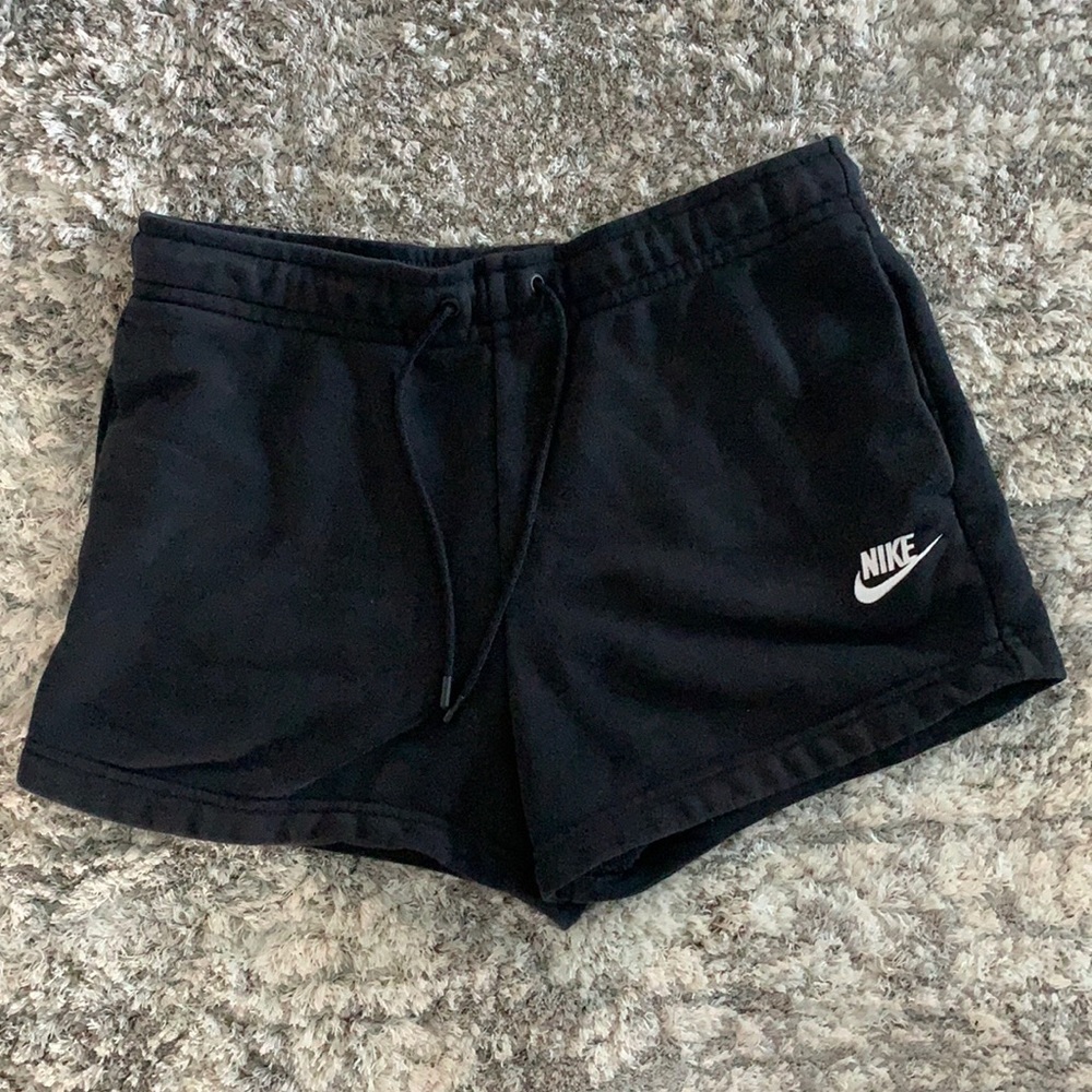Women’s Black Nike Sweat Shorts